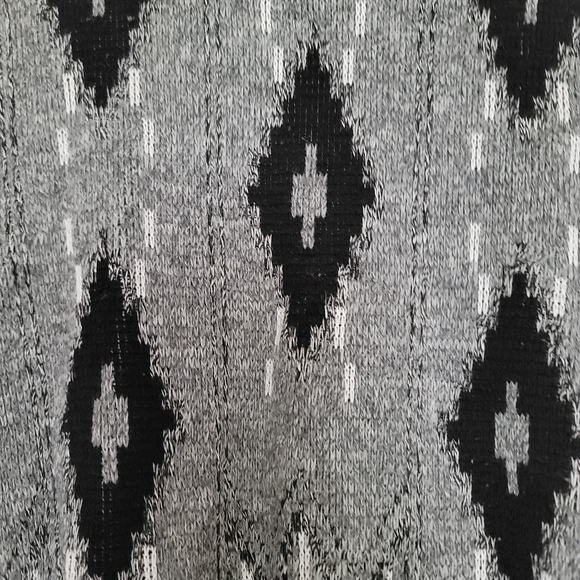 Vintage Knit Sweater Black Grey Size Large - Picture 5 of 10